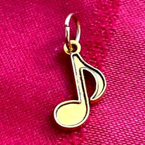 5/$10❤️❤️❤️NEW BRASS MUSIC NOTE CHARM